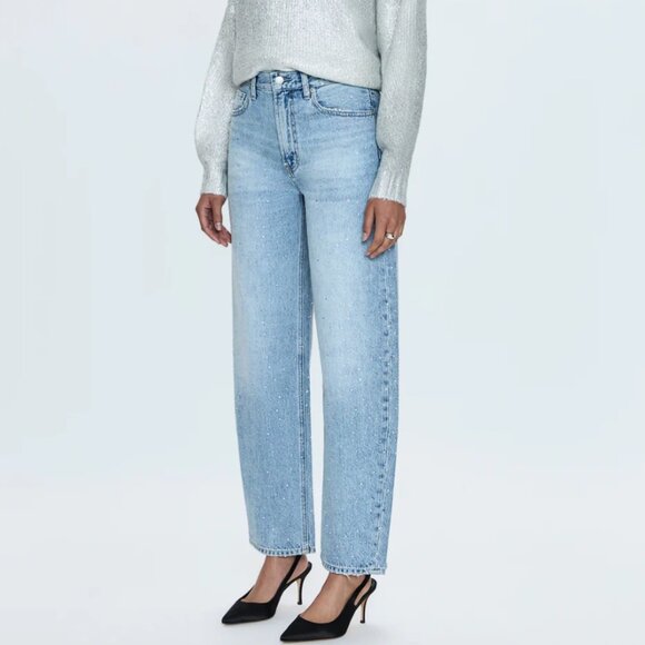 (Pistola) Wes High Rise Barrel Jean in Glitz - Picture 5 of 13